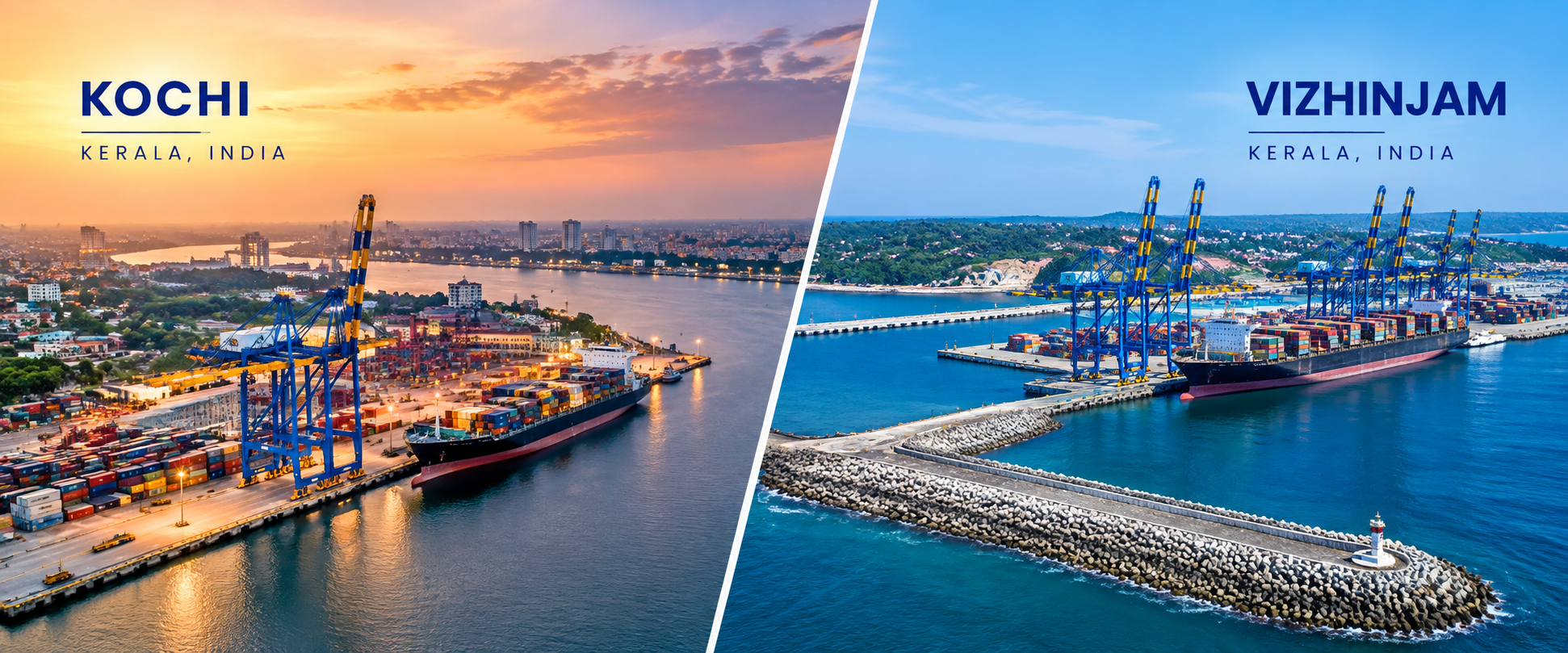 Kochi and Vizhinjam: Emerging Maritime Gateways of India